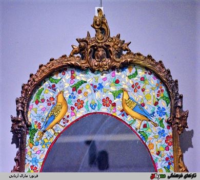 نقاشی پشت آینه، زیباترین نقش‌ها در خدمت معماری ایرانی